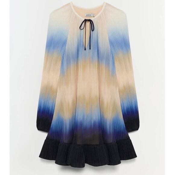 Jonathan Simkhai Adasia Mini Dress Sky Ombre Size 10‎ - Picture 3 of 10